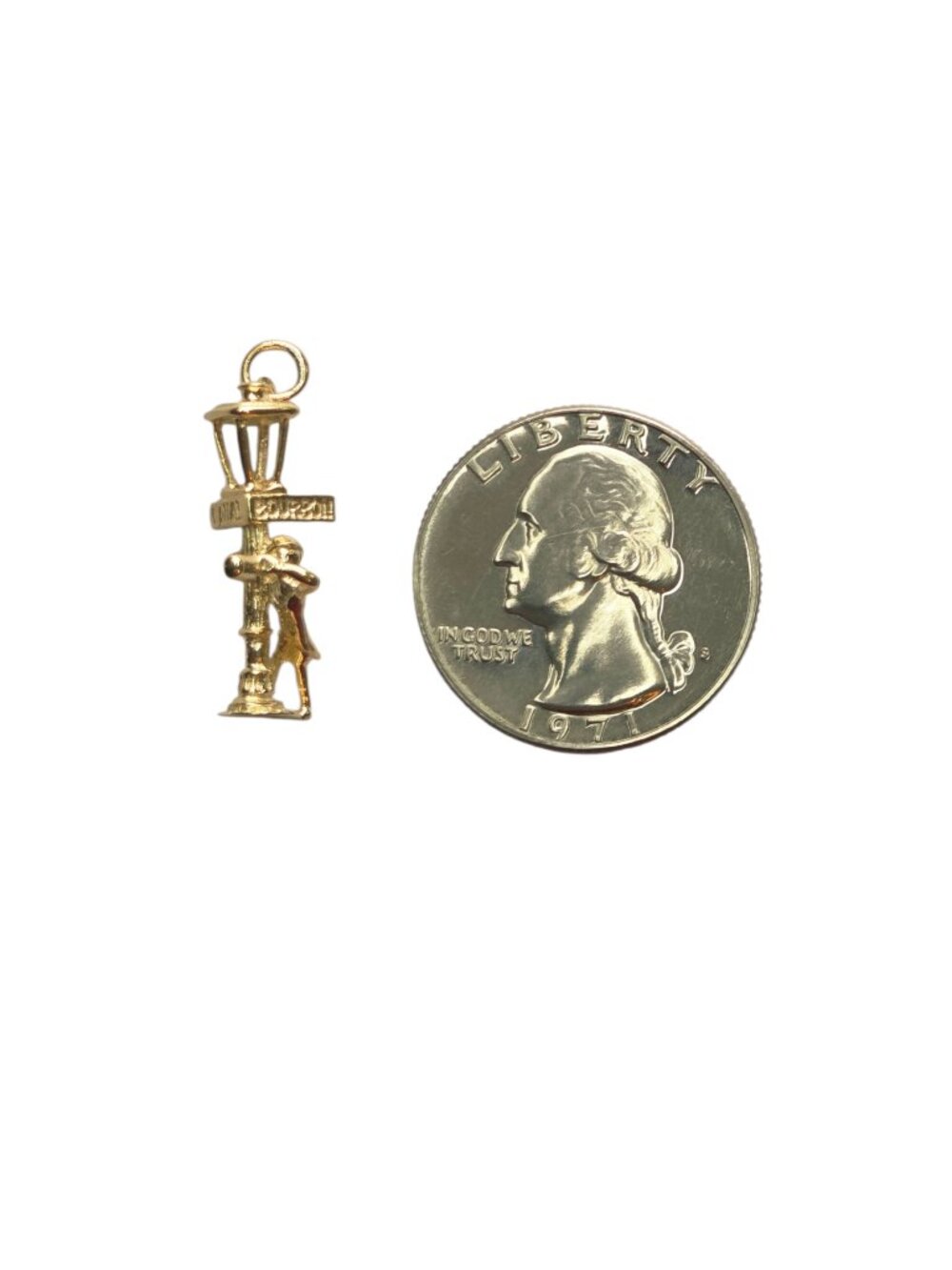 14K Bourbon Street and Canal Street Corner Sign Charm #25215 - Picture 7 of 8